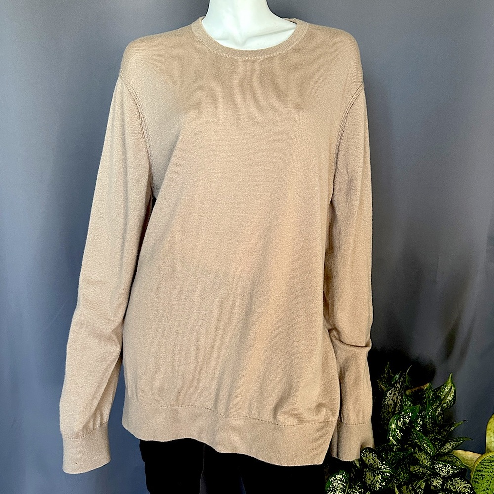 THEORY Wool Blend Crew Neck Sweater
